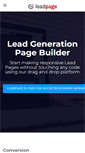 Mobile Screenshot of leadpage.com