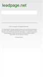 Mobile Screenshot of leadpage.net